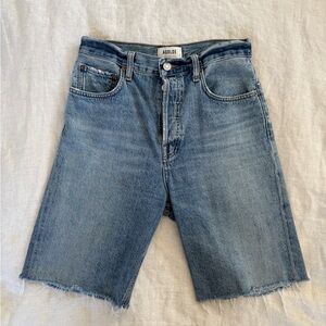 Agolde 90s Pinch Waist Shorts in Marquee